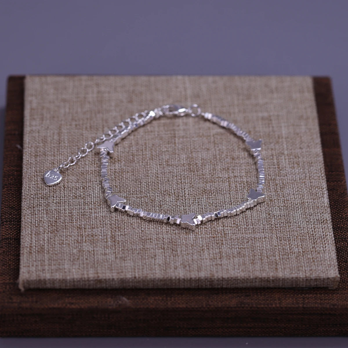 925 Sterling Silver Bead String Bracelet - Gemsy