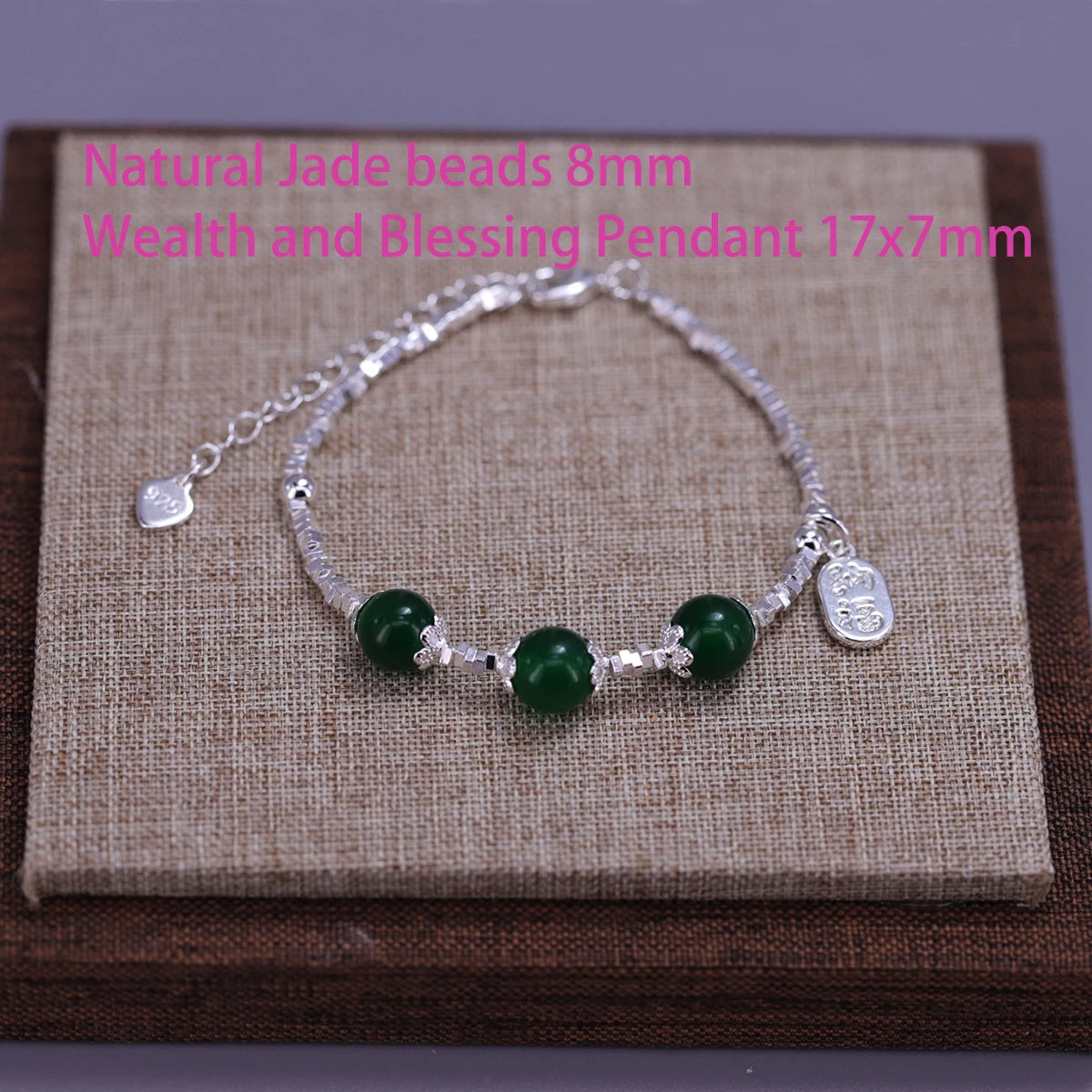 925 Sterling Silver Bead String Bracelet - Gemsy