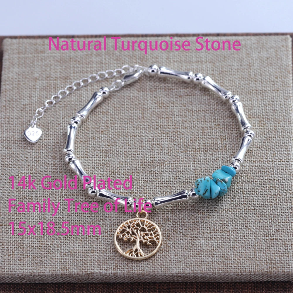925 Sterling Silver Bead String Bracelet - Gemsy