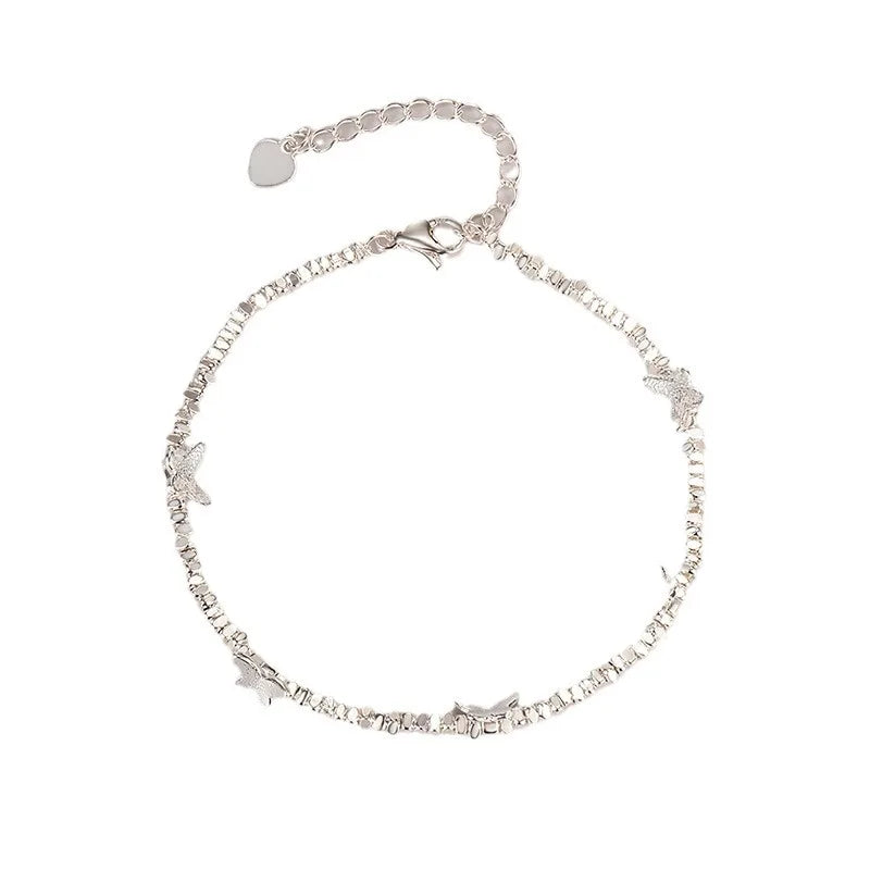 925 Sterling Silver Bead String Bracelet - Gemsy
