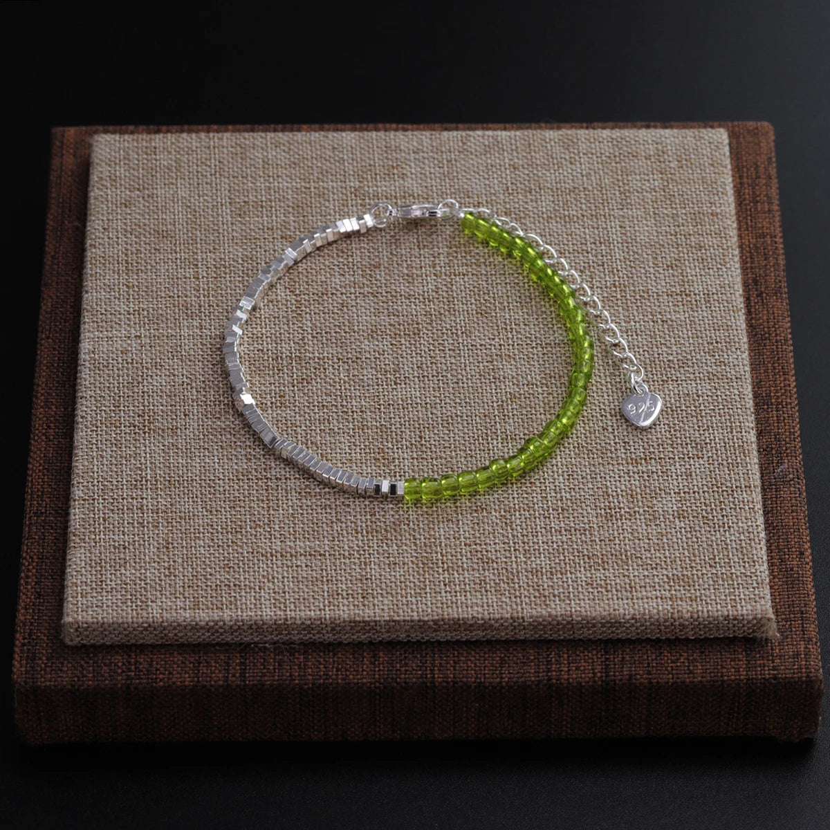 925 Sterling Silver Bead String Bracelet - Gemsy