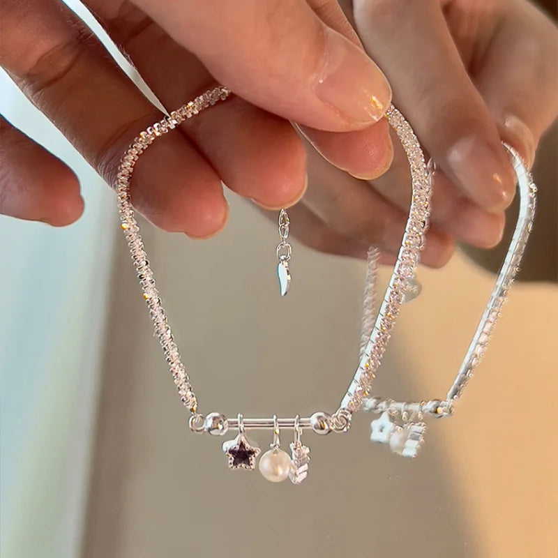 925 Sterling Silver Bead String Bracelet - Gemsy