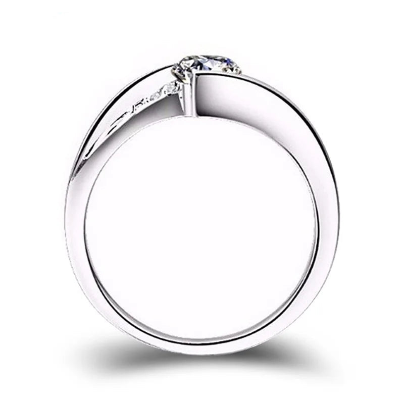 925 Sterling Silver Promise Zircon Rings - Gemsy