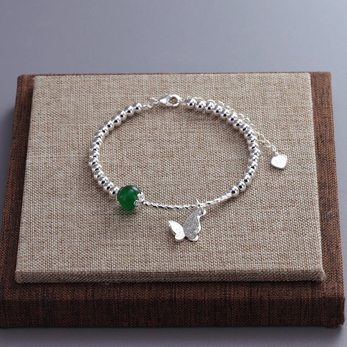 925 Sterling Silver Bead String Bracelet - Gemsy