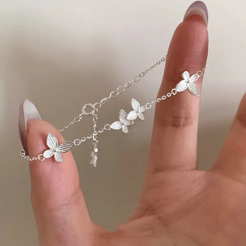 925 Sterling Silver Bead String Bracelet - Gemsy
